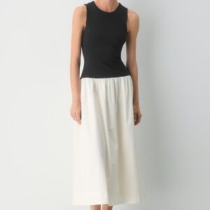 Worldly poplin dress